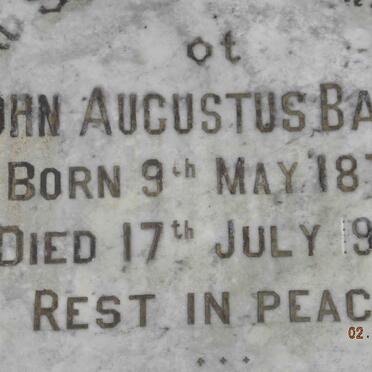 BARRY John Augustus 1873-1946 :: VAN ELLINCKHUYZEN Alida Jacoba 1844-1932