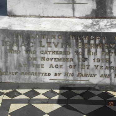 BERNSTEIN Isaac Levin -1918