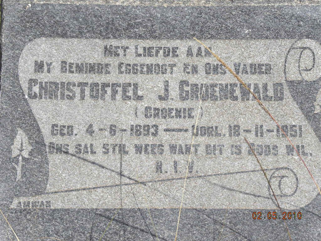GROENEWALD Christoffel J. 1893-1951