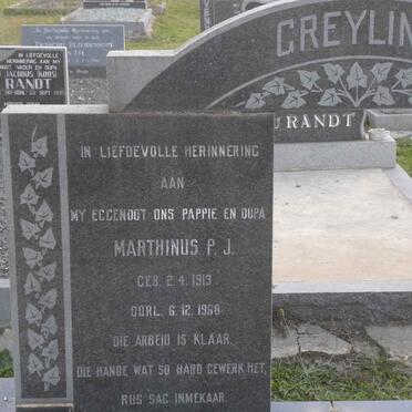 GREYLING Marthinus P.J. 1913-1968