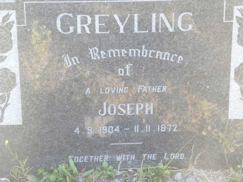 GREYLING Joseph 1904-1972