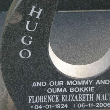 HUGO Gabriel Francois 1921-1973 &amp; Florence Elizabeth Maud 1924-2006