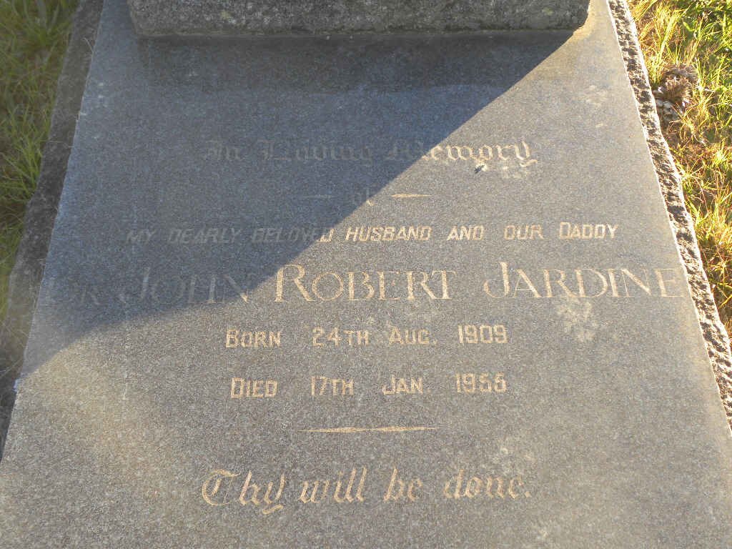 JARDINE John Robert 1909-1955