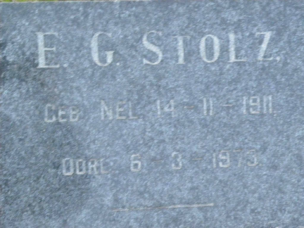 STOLZ E.G. nee NEL 1911-1973