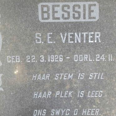 VENTER S.E. 1926-1968