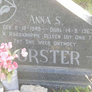 VORSTER Anna S. 1949-1963