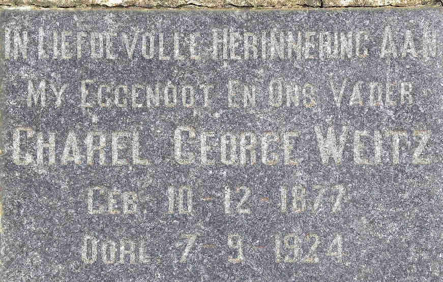 WEITZ Charel George 1877-1924
