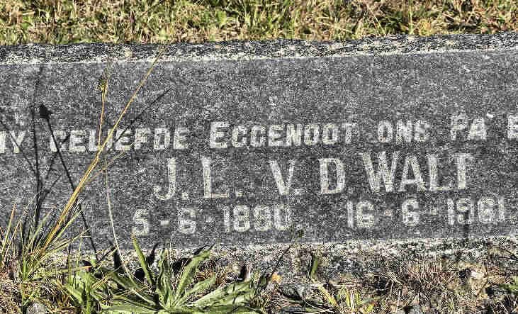 WALT J.L., vd 1890-1961