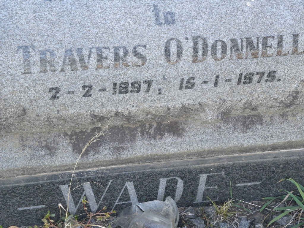 WADE Travers O'Donnell 1897-1975