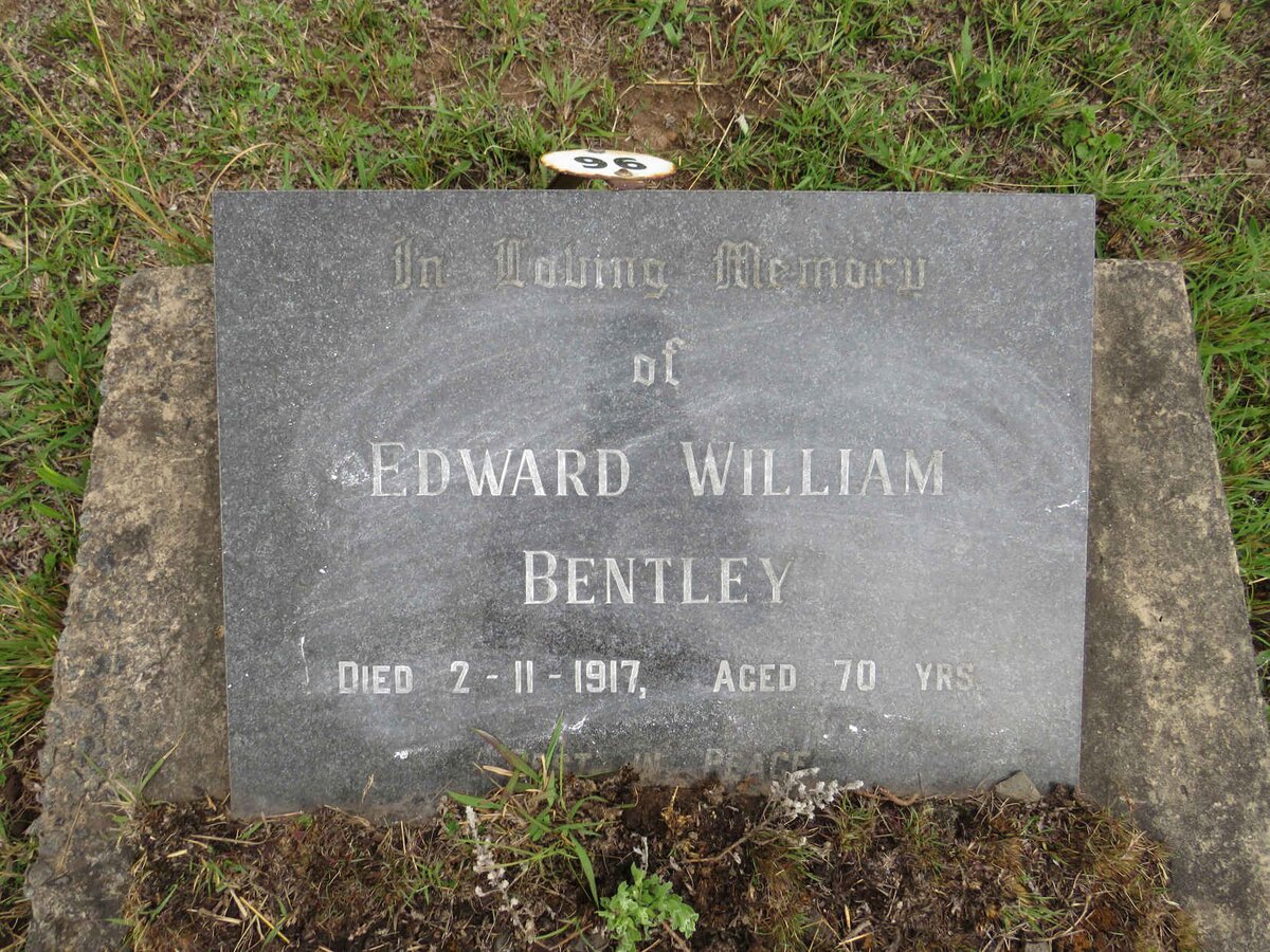 BENTLEY Edward William -1917