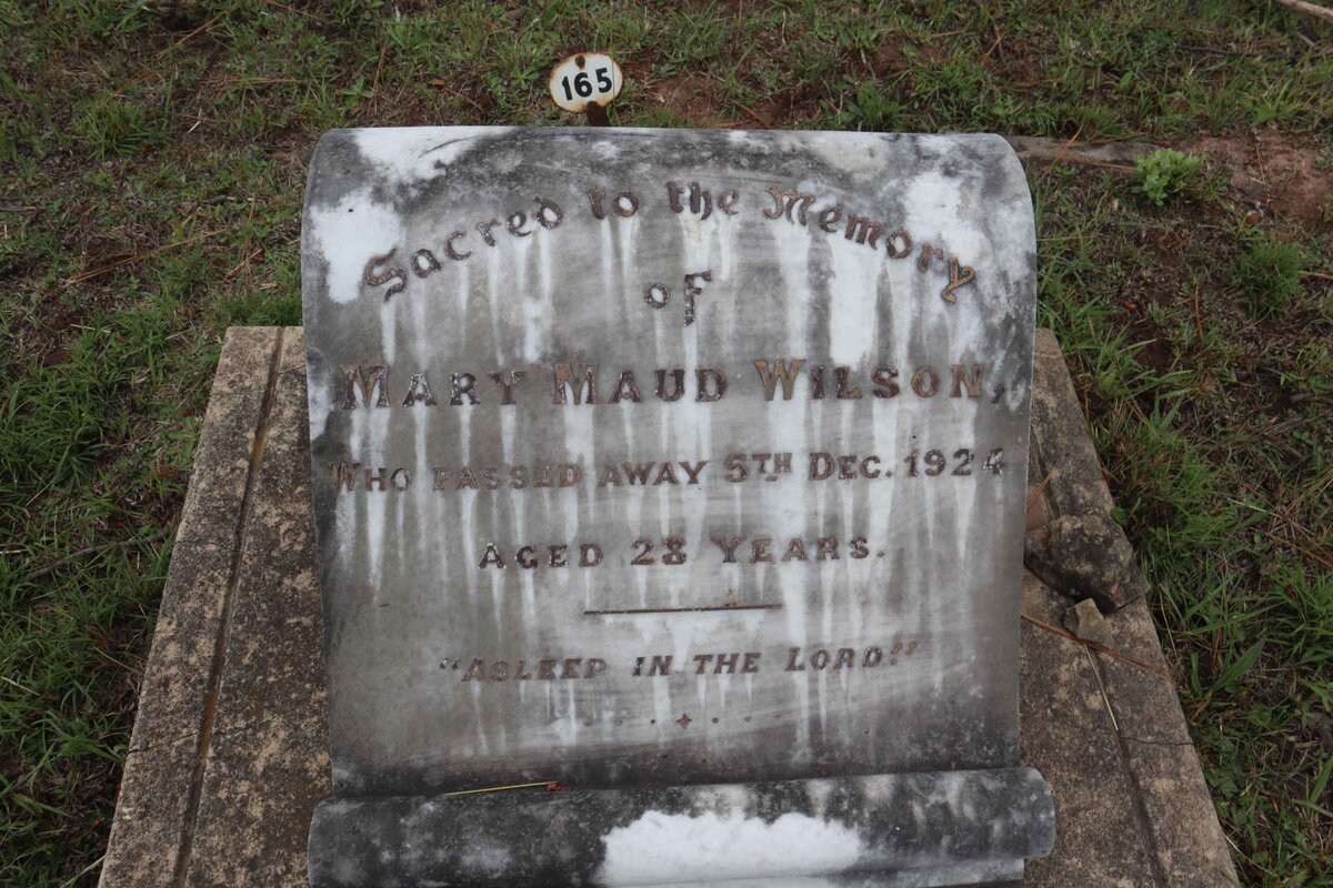 WILSON Mary Maud -1924