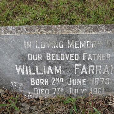 FARRANT William 1873-1961