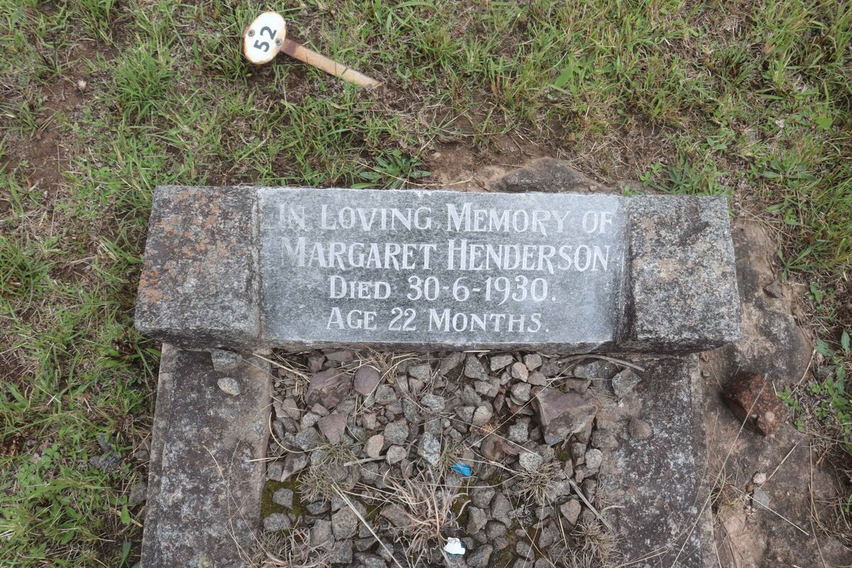 HENDERSON Margaret -1930