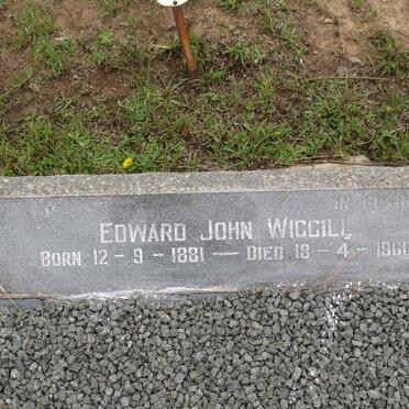 WIGGILL Edward John 1881-1960