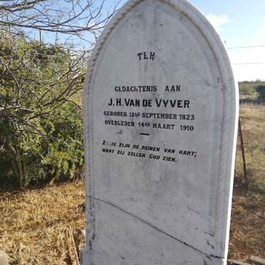 VYVER J.H., van de 1823-1910