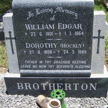 BROTHERTON William Edgar 1901-1954 &amp; Dorothy HOCKLY 1898-1989