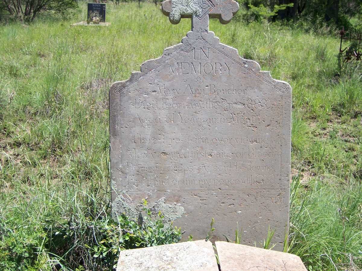 BOUCHER Mary Ann -1883