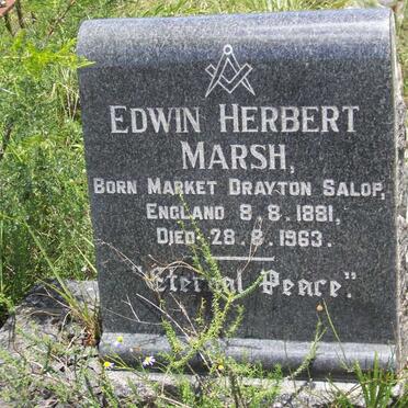 MARSH Edwin Herbert 1881-1963