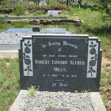 MILLS Robert Edward Alfred 1883-1974