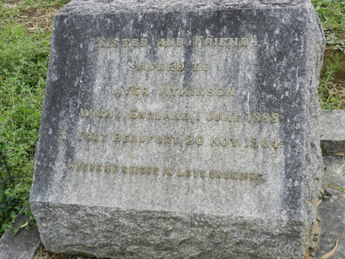 ATKINSON Mayer 1888-1934