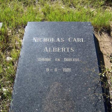 ALBERTS Nicolas Carl 1981-1981