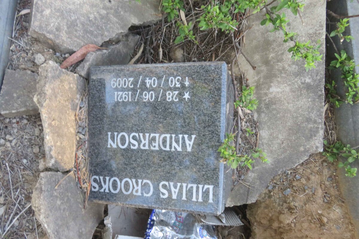 ANDERSON Lilias Crooks 1921-2009