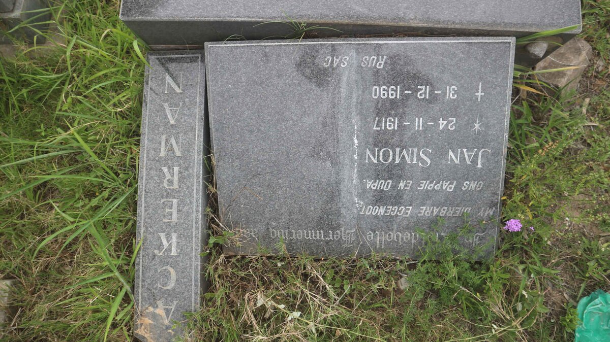 ACKERMAN Jan Simon 1917-1990