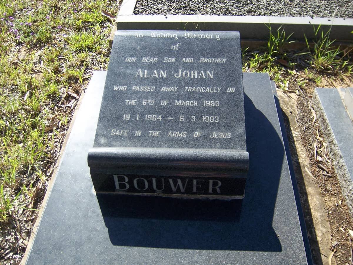 BOUWER Alan Johan 1964-1983