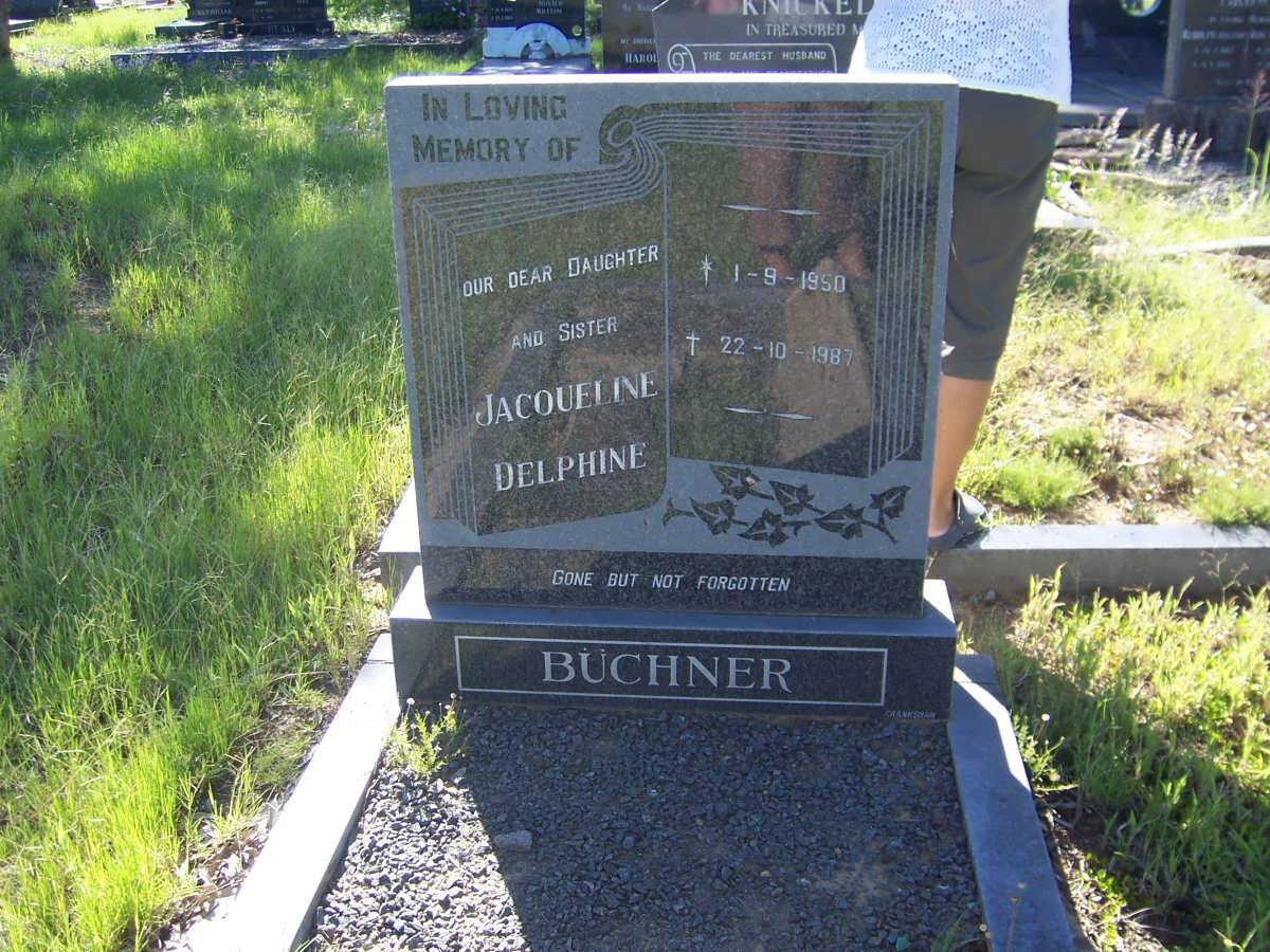 BUCHNER Jacqueline Delphine 1950-1987