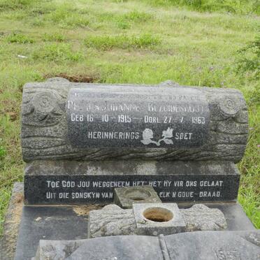 BEZUIDENHOUT Petrus Johannes 1915-1963