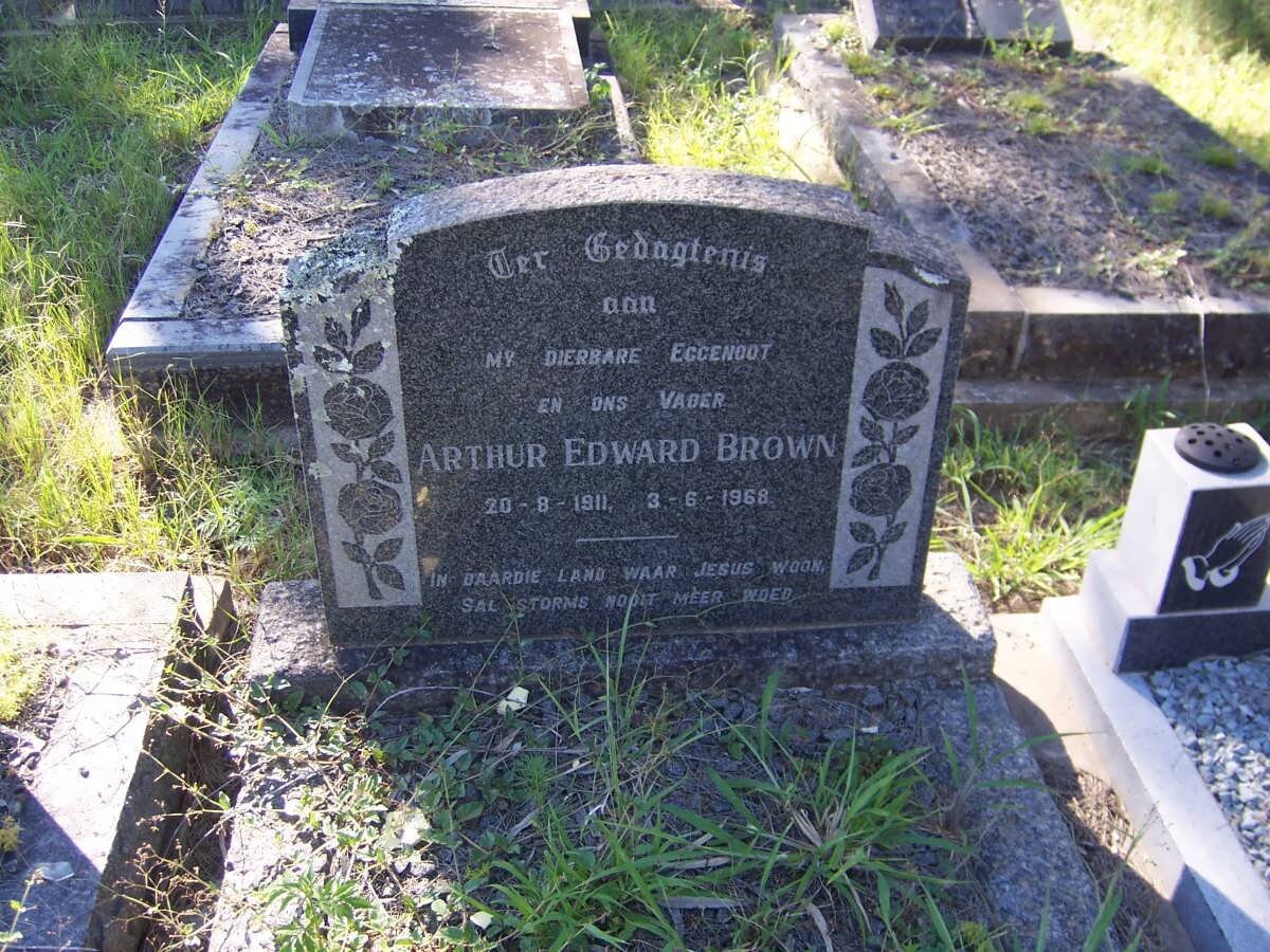 BROWN Arthur Edward 1911-1968