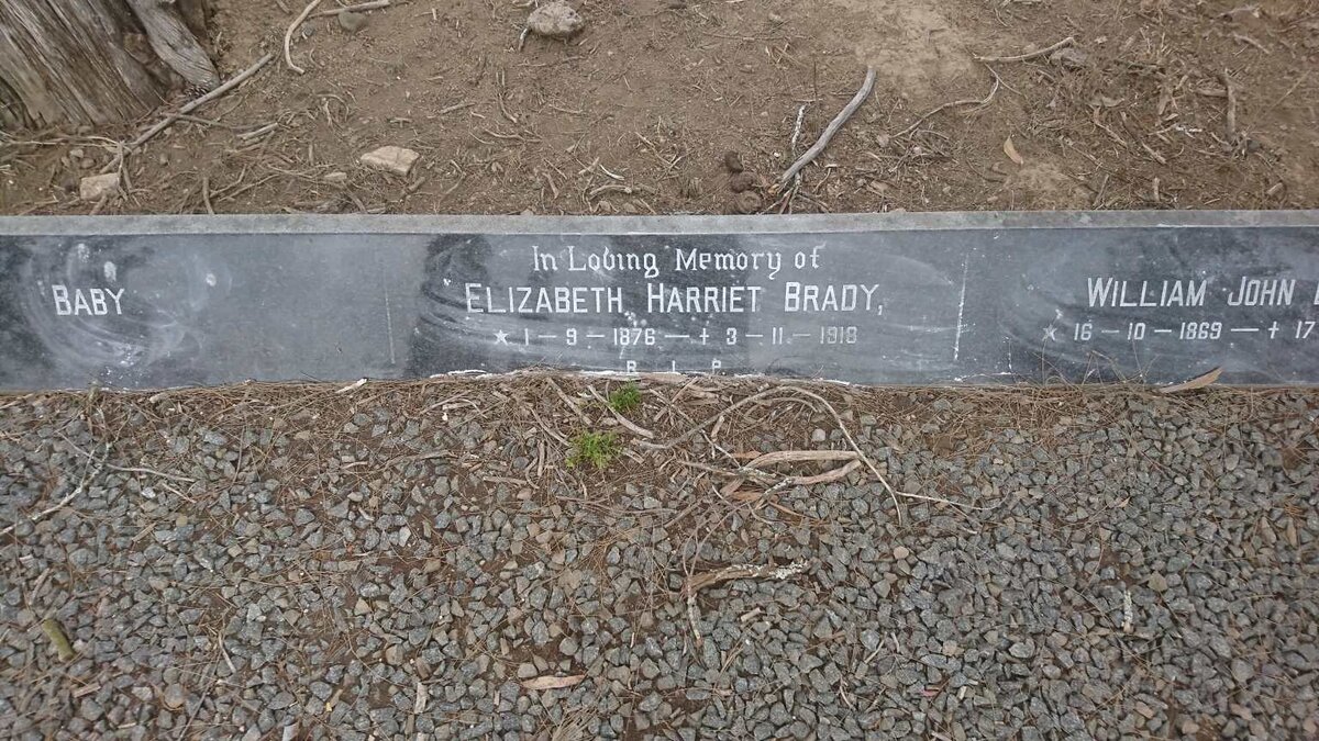 BRADY William John 1869-1936 &amp; Elizabeth Harriet 1876-1918 :: BRADY Baby