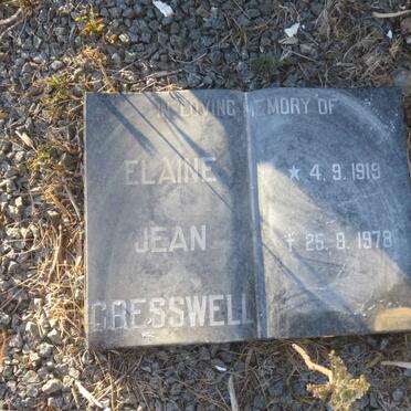 CRESSWELL Elaine Jean 1919-1978