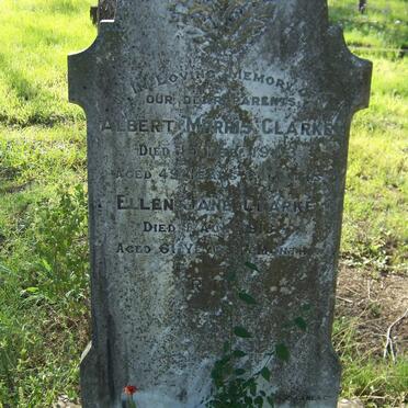 CLARKE Albert Morris -1903 &amp; Ellen Jane -1913