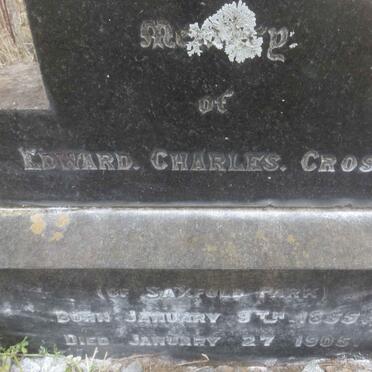 CROSS Edward Charles 1855-1905