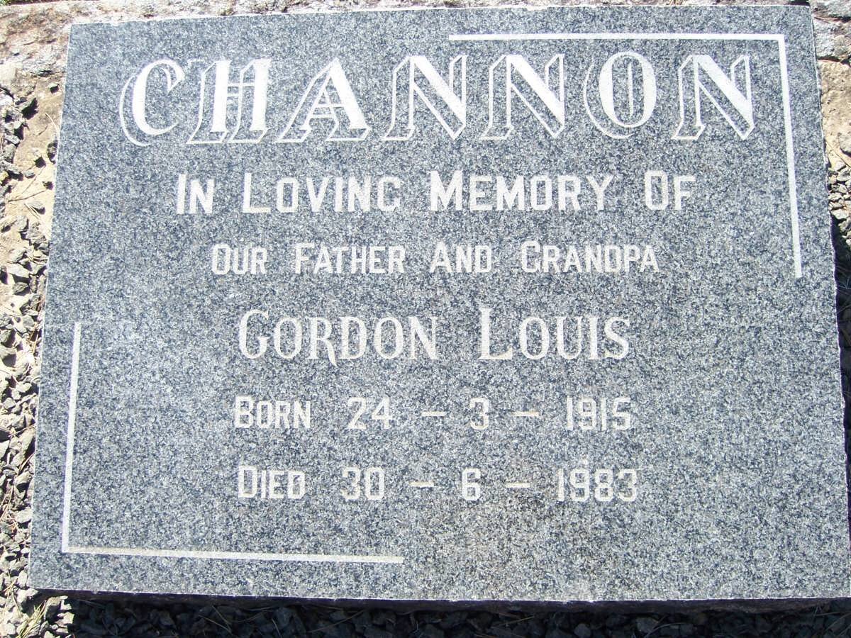 CHANNON Gordon Louis 1915-1983