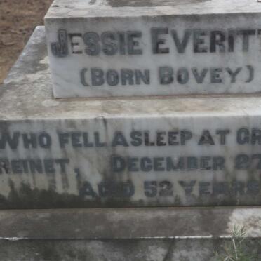 EVERITT Jessie nee BOVEY -1919