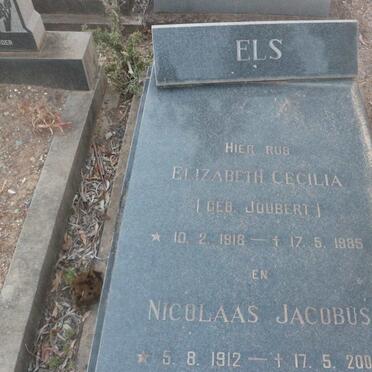 ELS Nicolaas Jacobus 1912-2004 &amp; Elizabeth Cecilia JOUBERT 1918-1985