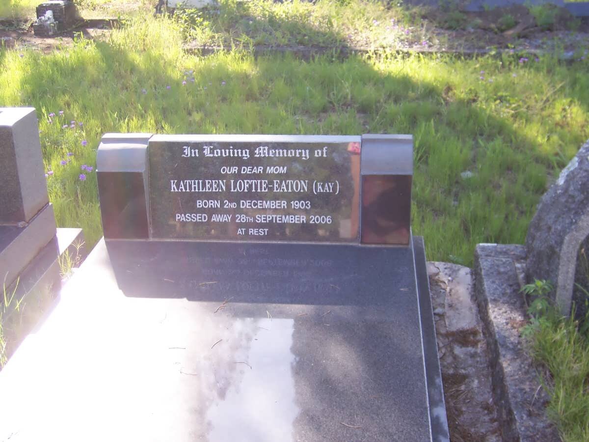 EATON Kathleen, LOFTIE 1903-2006