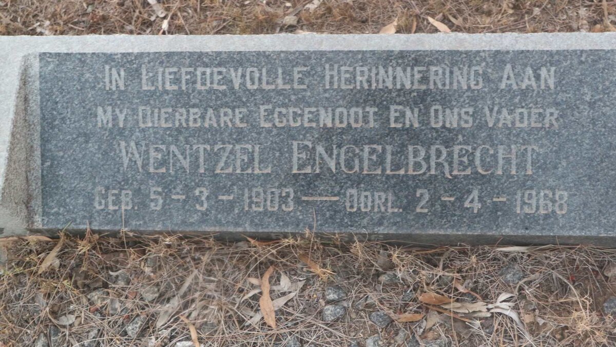ENGELBRECHT Wentzel 1903-1968