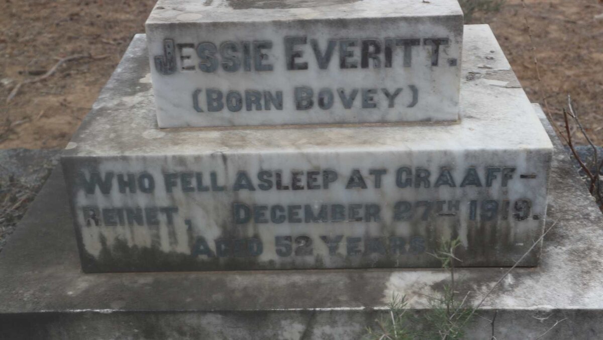 EVERITT Jessie nee BOVEY -1919