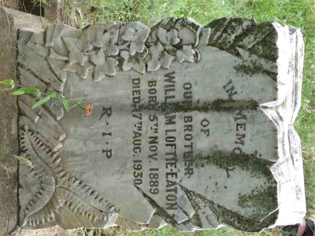 EATON William, LOFTIE 1889-1930