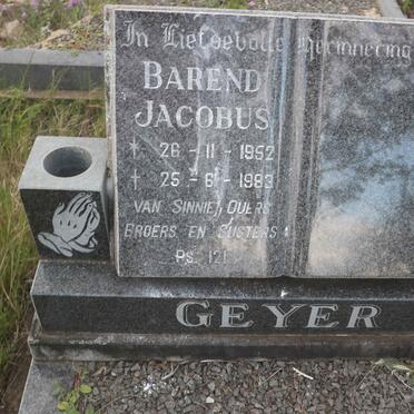 GEYER Barend Jacobus 1952-1983
