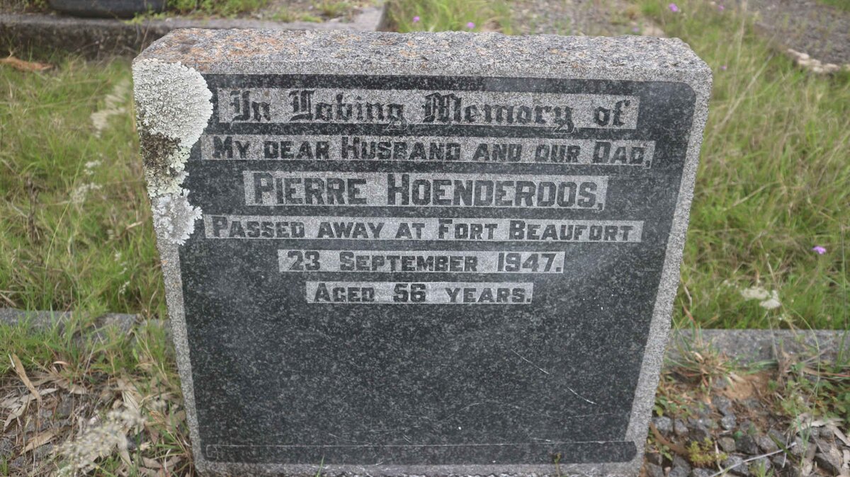 HOENDEROOS Pierre -1947 