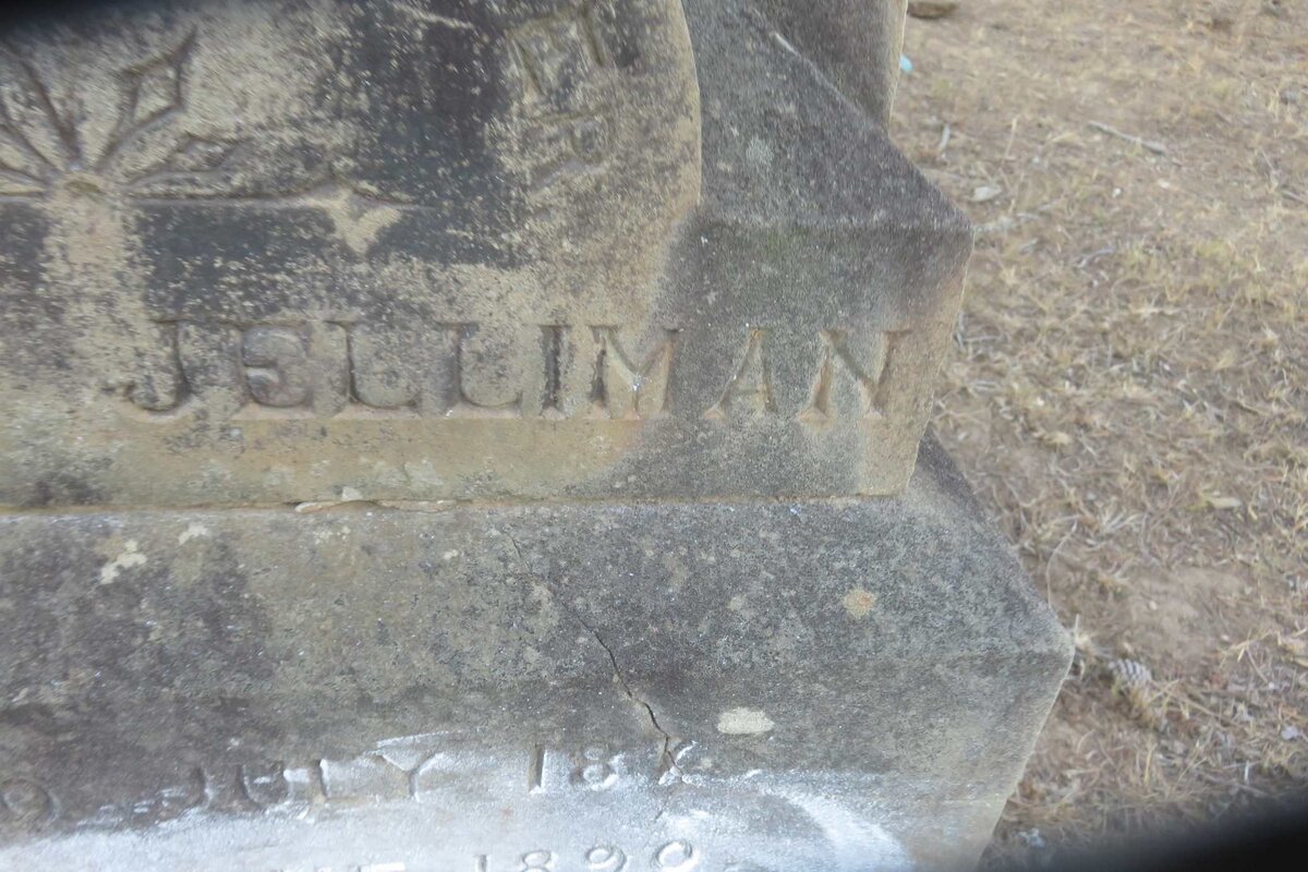 JELLIMAN Alice A. 187?-1890