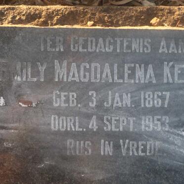 KELLY Emily Magdalena 1867-1953