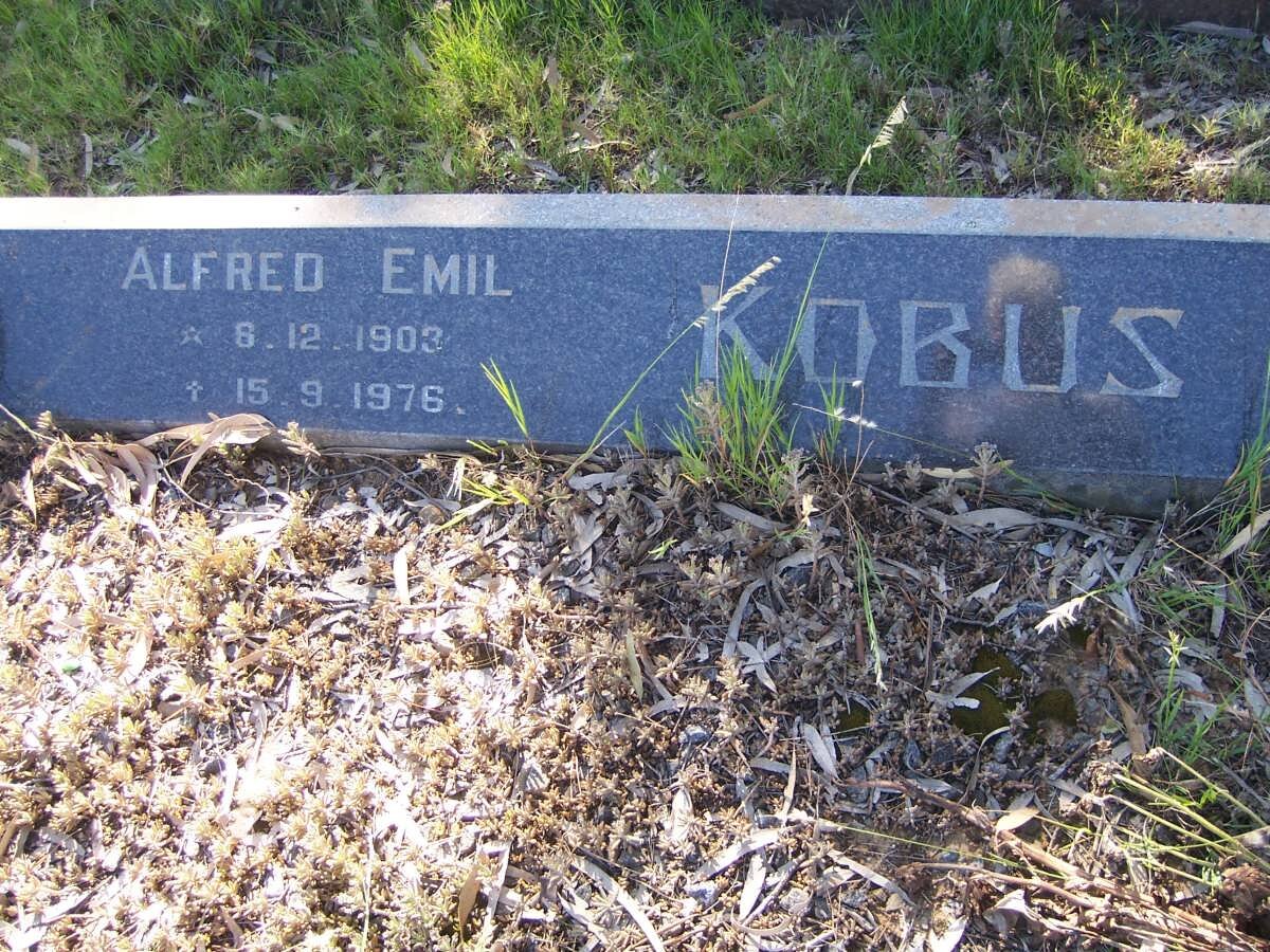 KOBUS Alfred Emil 1903-1976