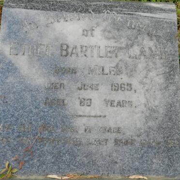 LAMB Ethel Barlet nee MILES -1963