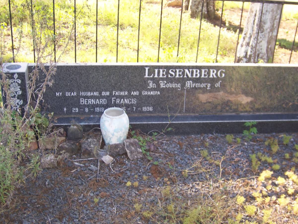 LIESENBERG Bernard Francis 1919-1996