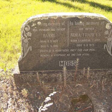 MOSS Harry 1899-1966 &amp; Nora Francis LEARY 1897-1973